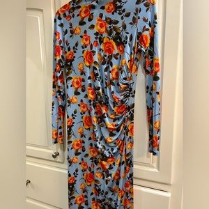 Floral statement maxi dress